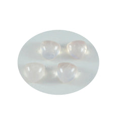 Rose Quartz 1PC Small 8x8 MM Triangle Cabochon Pink Superior semi Precious Gems