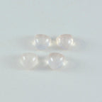 Rose Quartz 1PC Small 8x8 MM Triangle Cabochon Pink Superior semi Precious Gems