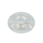 Rose Quartz 1PC Medium 9x9 MM Triangle Cabochon Pink Pure semi Precious Loose Gems