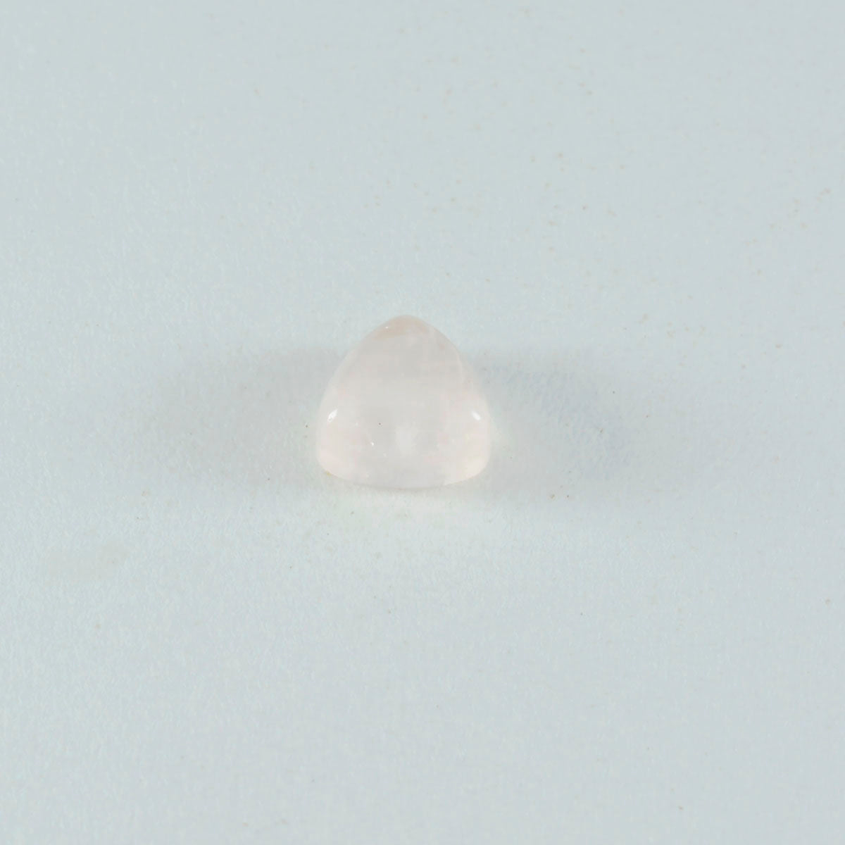Rose Quartz 1PC Large 10x10 MM Triangle Cabochon Pink Fiery semi Precious Loose Gemstone Immagine principale del prodotto