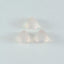 Rose Quartz 1PC Large 11x11 MM Triangle Cabochon Pink Brilliant semi Precious Loose Gemstones