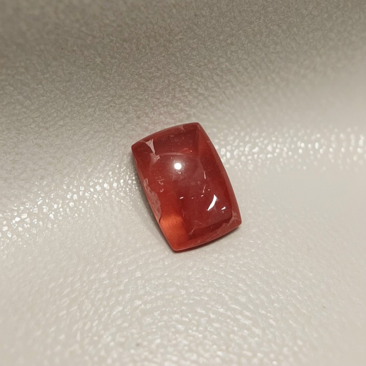 Red Strawberry Quartz 10PC Tiny 4x6 MM Emerald Cabochon Red Fiery semi Precious Loose Gemstone Secondary image