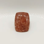 Red Strawberry Quartz 1PC Small 6x9 MM Emerald Cabochon Red Polished semi Precious Precious Gemstone