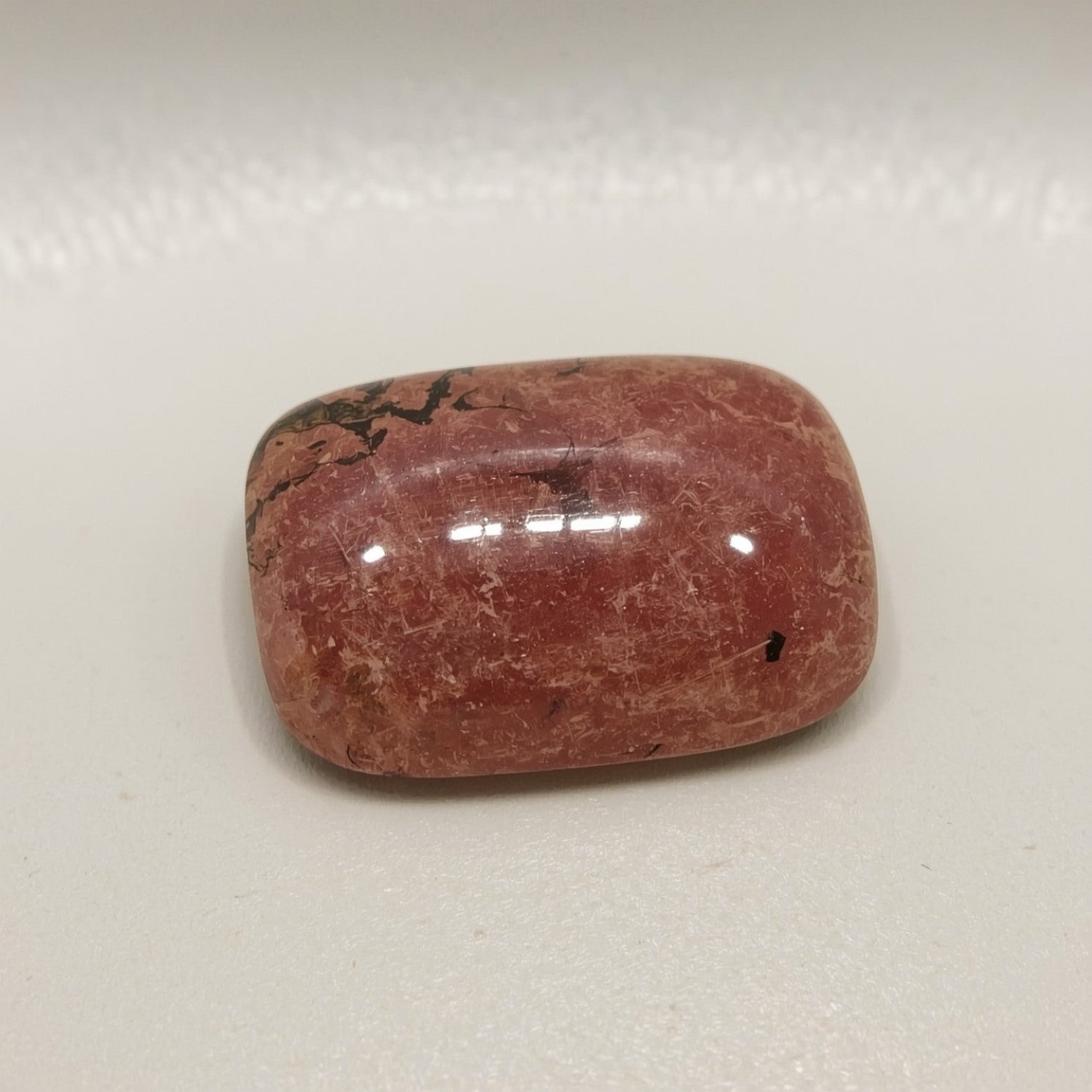Red Strawberry Quartz 1PC Large 8x12 MM Emerald Cabochon Red Fine semi Precious Semi Precious Gemstone Secondary image