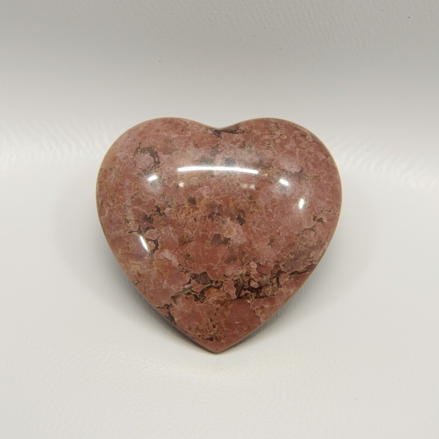 Red Strawberry Quartz 1PC Large 11x11 MM Heart Cabochon Red Brilliant semi Precious Precious Gemstone Hoofdafbeelding