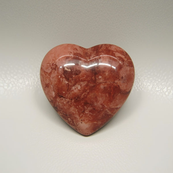 Red Strawberry Quartz 1PC Tiny 6x6 MM Heart Cabochon Red Natural semi Precious Gems