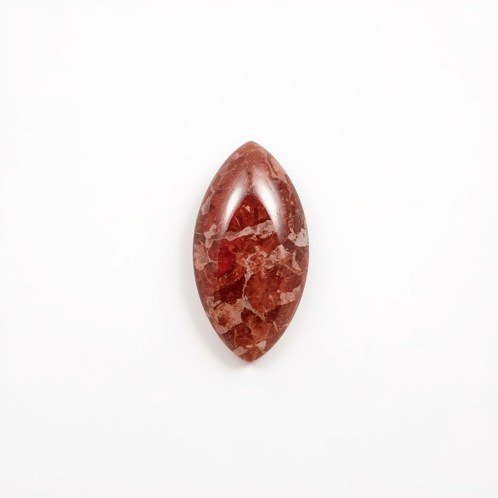 Red Strawberry Quartz 1PC Small 6x12 MM Marquise  Cabochon Red Superior semi Precious Semi Precious Gemstone
