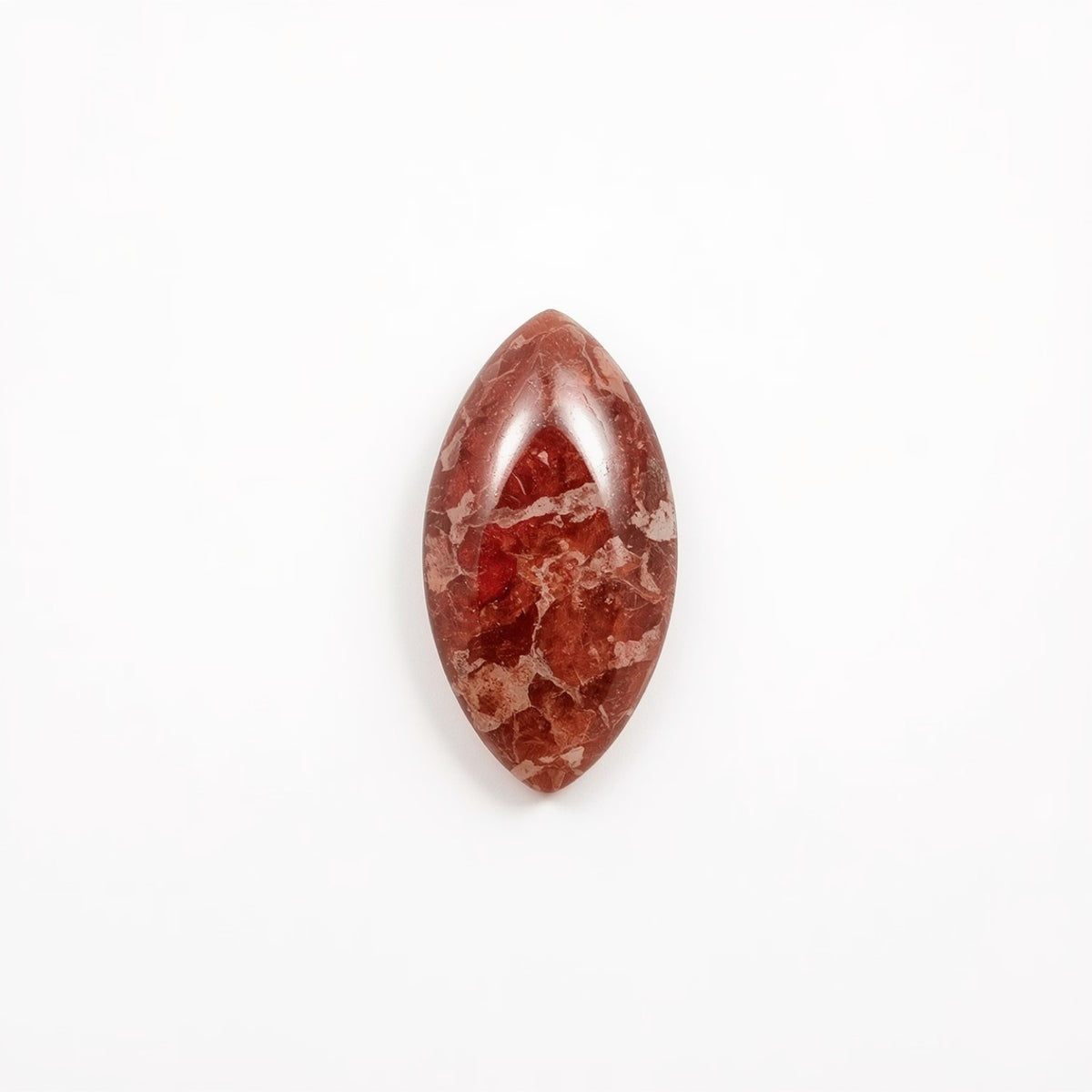 Red Strawberry Quartz 1PC Small 6x12 MM Marquise  Cabochon Red Superior semi Precious Semi Precious Gemstone