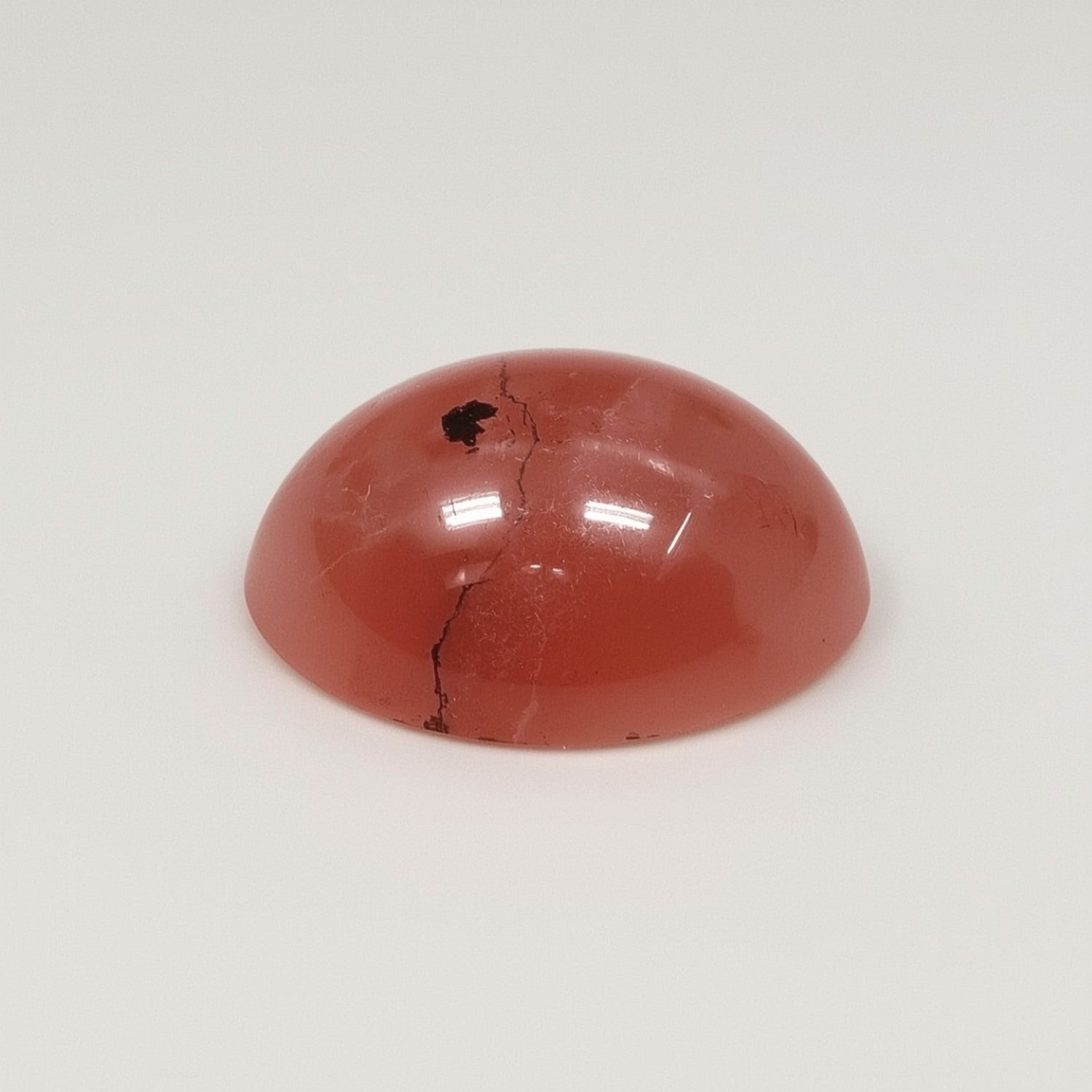 Red Strawberry Quartz 1PC Medium 7x14 MM Marquise  Cabochon Red Pure semi Precious Precious Gemstone Secundaire afbeelding