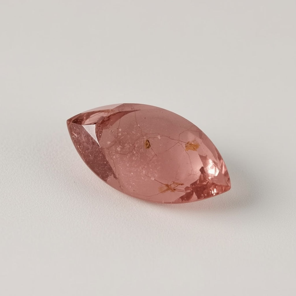 Red Strawberry Quartz 1PC Large 8x16 MM Marquise  Cabochon Red Fiery semi Precious Gems
