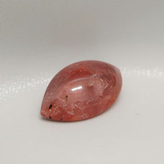Red Strawberry Quartz 1PC Large 8x16 MM Marquise  Cabochon Red Fiery semi Precious Gems