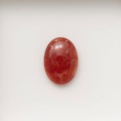 Red Strawberry Quartz 10PC Tiny 3x5 MM Oval Cabochon Red Splendid semi Precious Semi Precious Gemstone