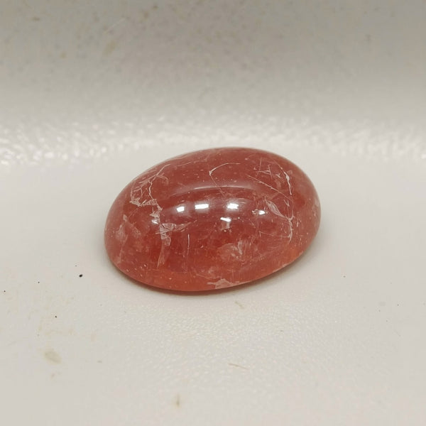 Red Strawberry Quartz 10PC Tiny 4x6 MM Oval Cabochon Red Luster semi Precious Precious Gemstone