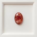Red Strawberry Quartz 1PC Small 6x8 MM Oval Cabochon Red Shine semi Precious Loose Gems
