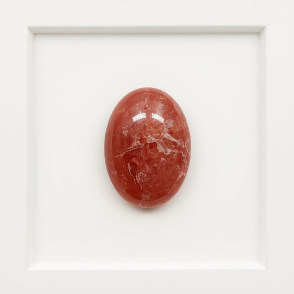 Red Strawberry Quartz 1PC Small 6x9 MM Oval Cabochon Red Fine semi Precious Loose Gemstone