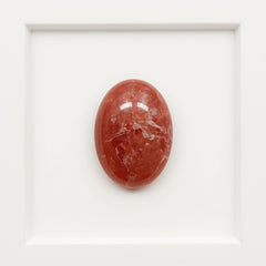 Red Strawberry Quartz 1PC Small 6x9 MM Oval Cabochon Red Fine semi Precious Loose Gemstone