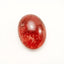Red Strawberry Quartz 1PC Small 7x9 MM Oval Cabochon Red High-Quality semi Precious Loose Gemstones