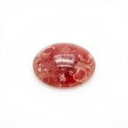 Red Strawberry Quartz 1PC Large 8x12 MM Oval Cabochon Red Pure semi Precious Loose Gems