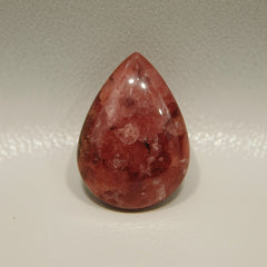 Red Strawberry Quartz 10PC Tiny 3x5 MM Pear Cabochon Red High-Quality semi Precious Loose Gemstones