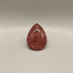 Red Strawberry Quartz 10PC Tiny 4x6 MM Pear Cabochon Red Natural semi Precious Semi Precious Gemstone