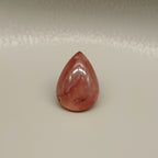 Red Strawberry Quartz 1PC Small 6x8 MM Pear Cabochon Red Superior semi Precious Gems