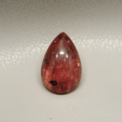 Red Strawberry Quartz 1PC Small 6x8 MM Pear Cabochon Red Superior semi Precious Gems