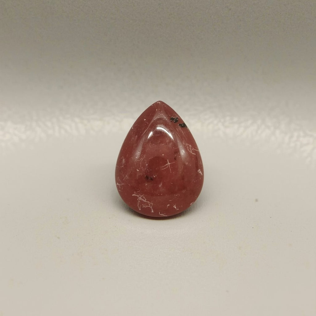 Red Strawberry Quartz 1PC Medium 7x10 MM Pear Cabochon Red Brilliant semi Precious Loose Gemstones