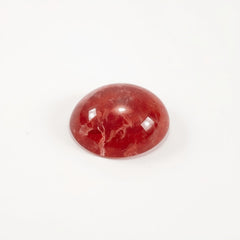 Red Strawberry Quartz 10PC Tiny 3x3 MM Round Cabochon Red Lustrous semi Precious Loose Gemstone