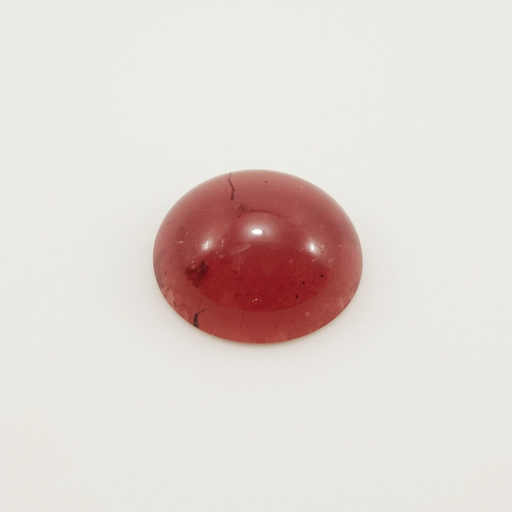 Red Strawberry Quartz 10PC Tiny 5x5 MM Round Cabochon Red Fine semi Precious Semi Precious Gemstone