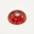 Red Strawberry Quartz 1PC Small 8x8 MM Round Cabochon Red Genuine semi Precious Loose Gems
