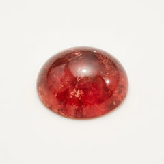 Red Strawberry Quartz 1PC Small 8x8 MM Round Cabochon Red Genuine semi Precious Loose Gems