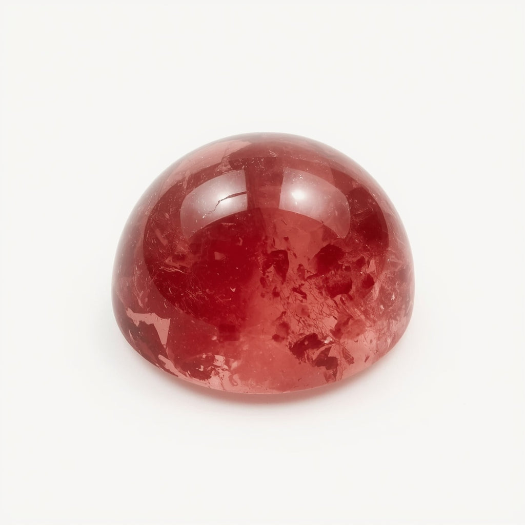 Red Strawberry Quartz 1PC Medium 9x9 MM Round Cabochon Red Superior semi Precious Loose Gemstone