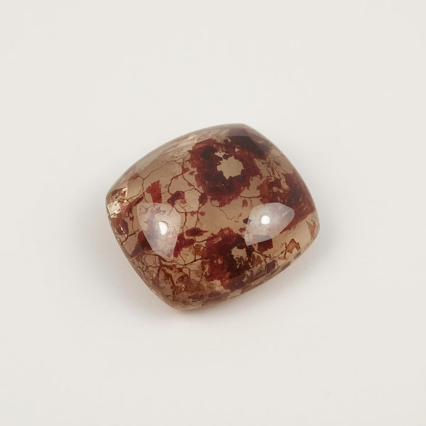 Red Strawberry Quartz 1PC Large 11x11 MM Square Cabochon Red Genuine semi Precious Loose Gemstones