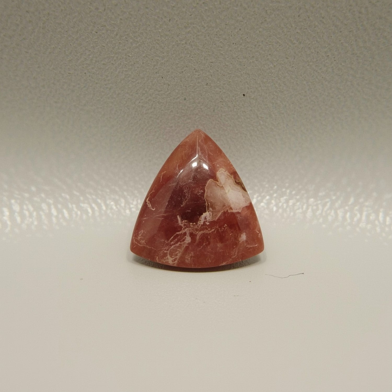 Red Strawberry Quartz 10PC Tiny 3x3 MM Triangle Cabochon Red Superior semi Precious Semi Precious Gemstone Main image