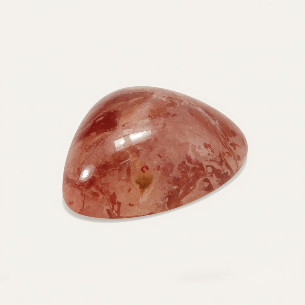 Red Strawberry Quartz 10PC Tiny 3x3 MM Triangle Cabochon Red Superior semi Precious Semi Precious Gemstone