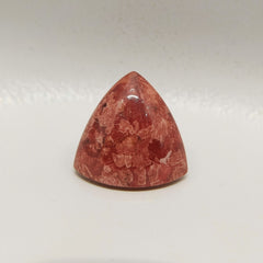 Red Strawberry Quartz 1PC Tiny 6x6 MM Triangle Cabochon Red Brilliant semi Precious Loose Gems