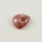 Red Strawberry Quartz 1PC Tiny 6x6 MM Triangle Cabochon Red Brilliant semi Precious Loose Gems