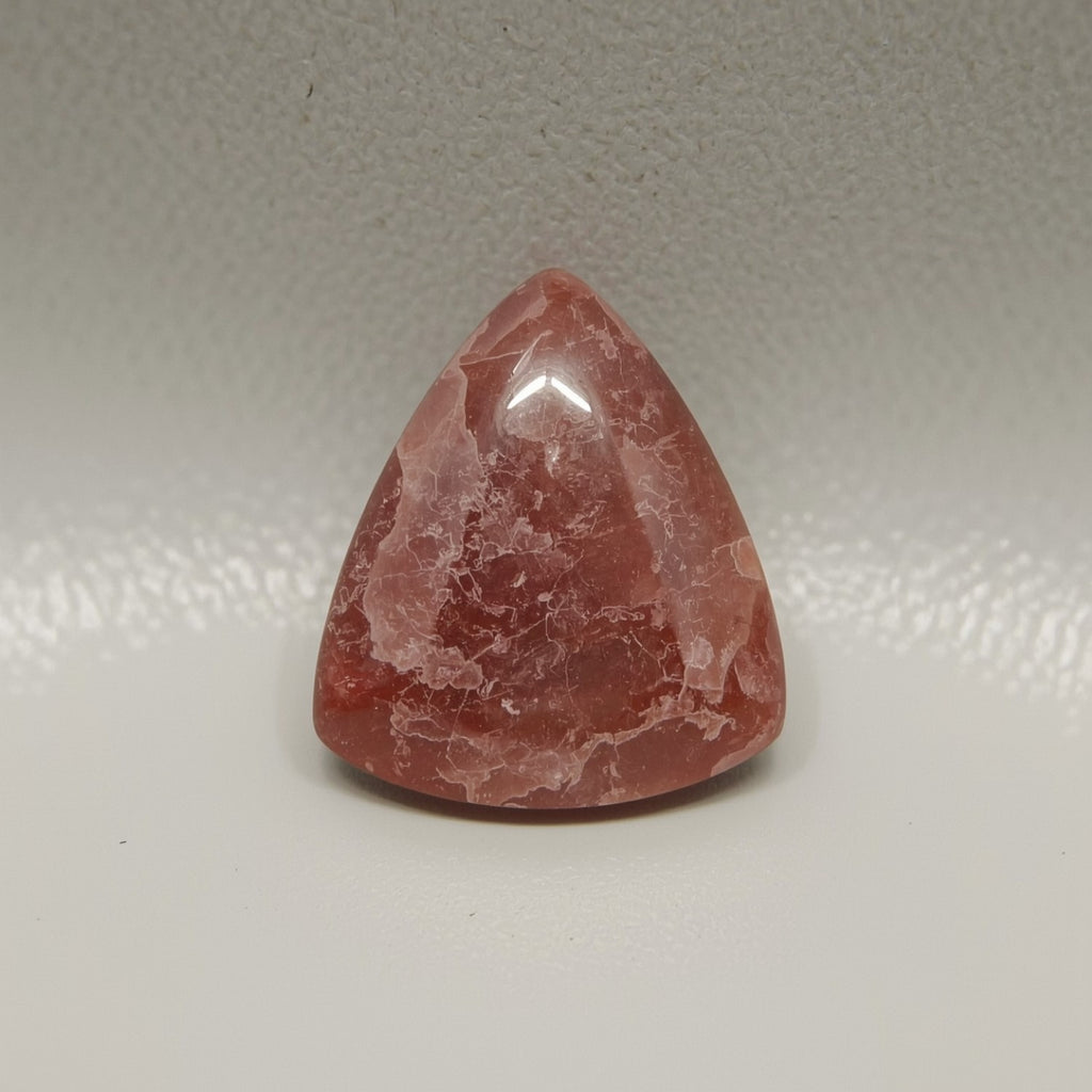 Red Strawberry Quartz 1PC Small 7x7 MM Triangle Cabochon Red Sparkling semi Precious Loose Gemstone
