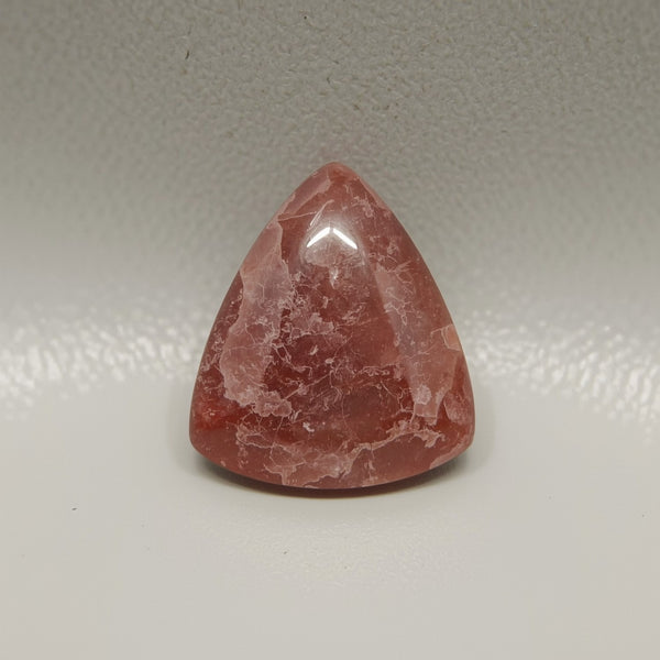 Red Strawberry Quartz 1PC Small 7x7 MM Triangle Cabochon Red Sparkling semi Precious Loose Gemstone