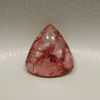 Red Strawberry Quartz 1PC Medium 9x9 MM Triangle Cabochon Red Splendid semi Precious Semi Precious Gemstone
