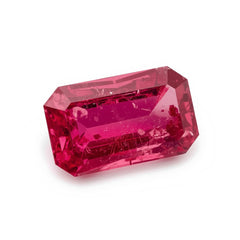 Ruby (GF) 1PC Chunky 10x20 MM Baguette Faceted Pink Superior Precious Loose Gemstone