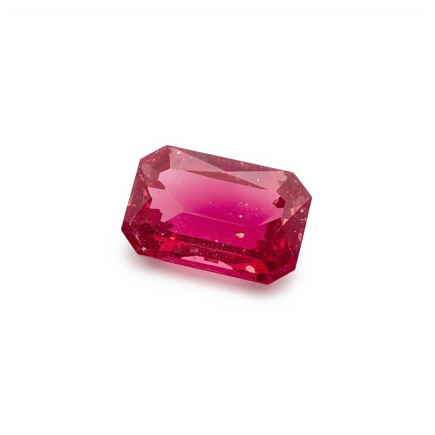 Ruby (GF) 1PC Tiny 3x6 MM Baguette Faceted Pink Lustrous Precious Gems Главное изображение товара