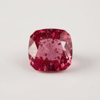 Ruby (GF) 1PC Chunky 14x14 MM Cushion Faceted Pink Genuine Precious Loose Gemstones