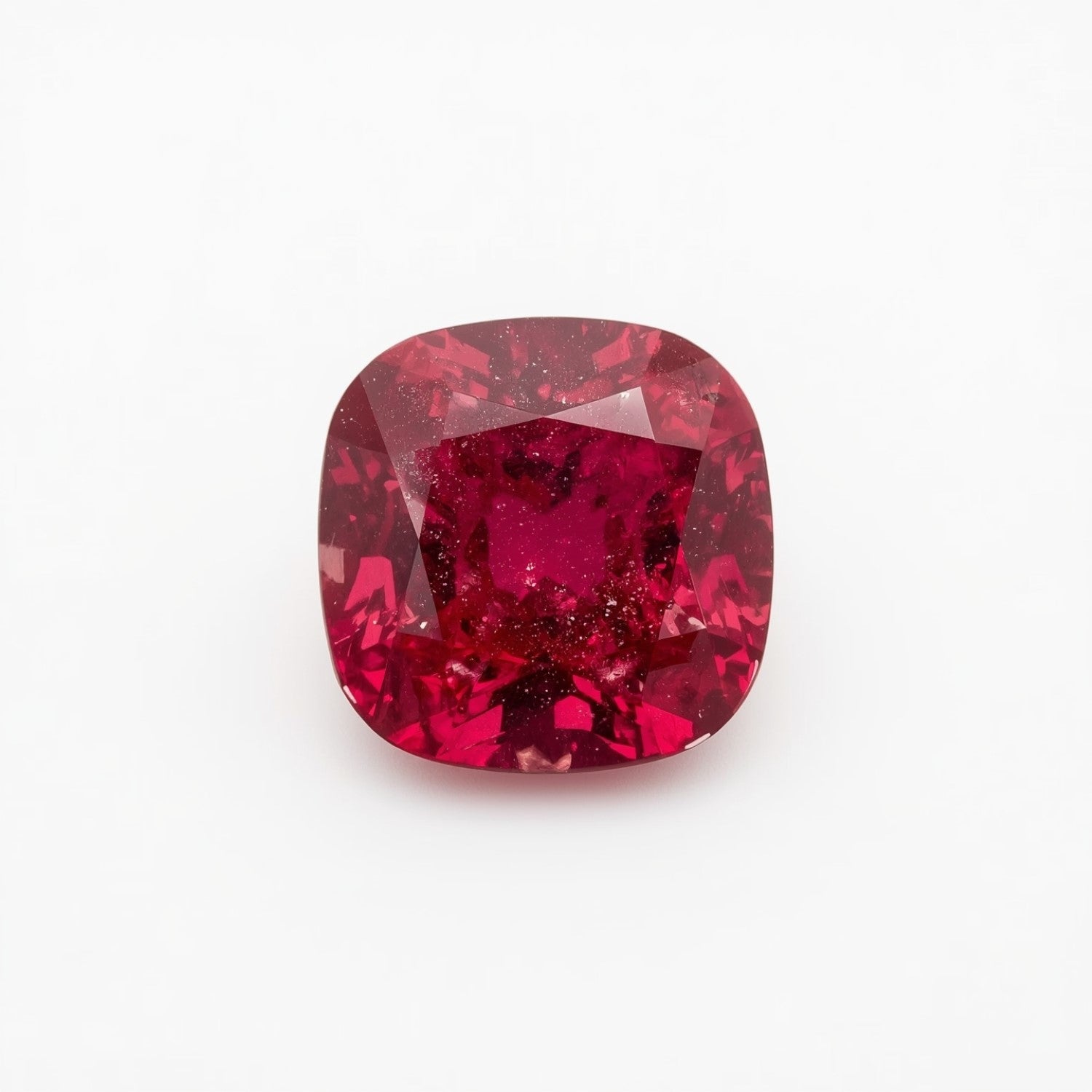 Ruby (GF) 10PC Tiny 4x4 MM Cushion Faceted Pink Brilliant Precious Loose Gems