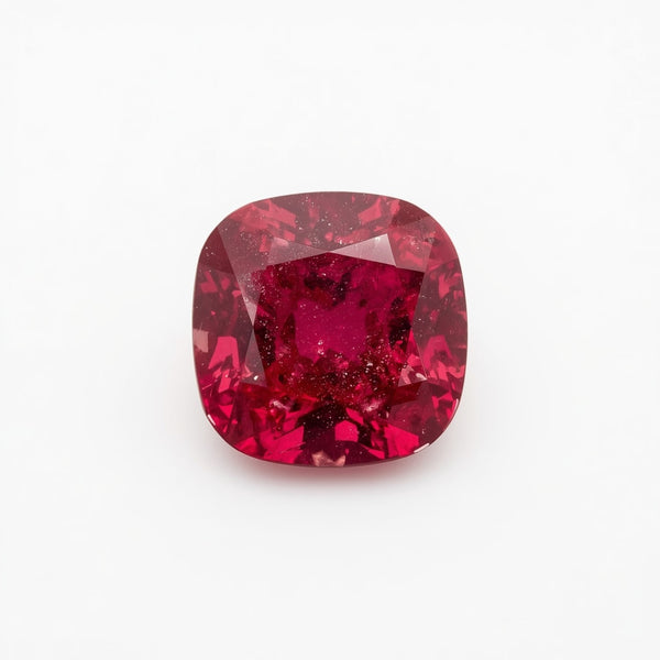 Ruby (GF) 10PC Tiny 4x4 MM Cushion Faceted Pink Brilliant Precious Loose Gems