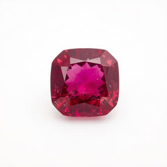 Ruby (GF) 1PC Small 7x7 MM Cushion Faceted Pink Splendid Precious Gems