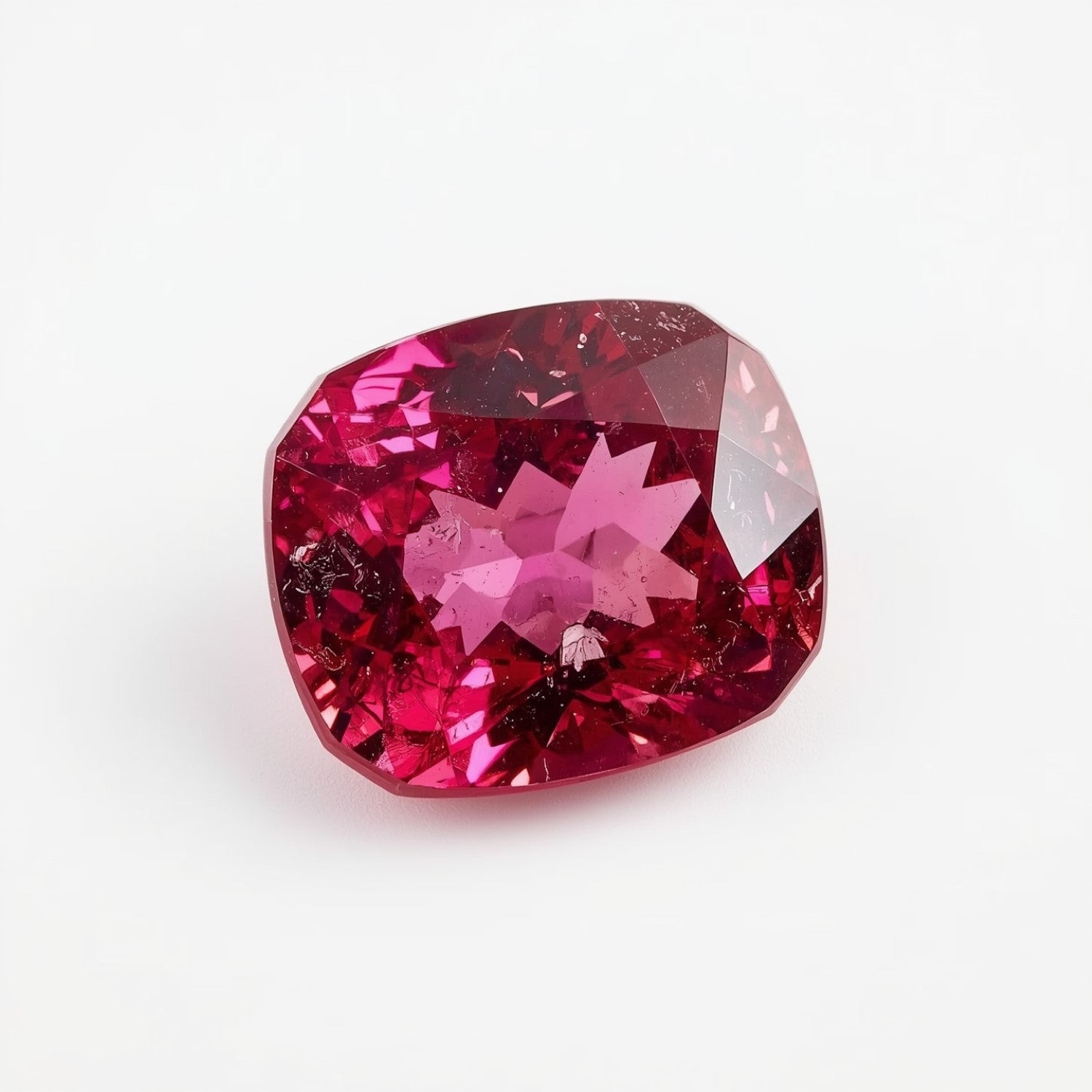 Ruby (GF) 1PC Medium 9x9 MM Cushion Faceted Pink Lustrous Precious Loose Gemstone Главное изображение товара
