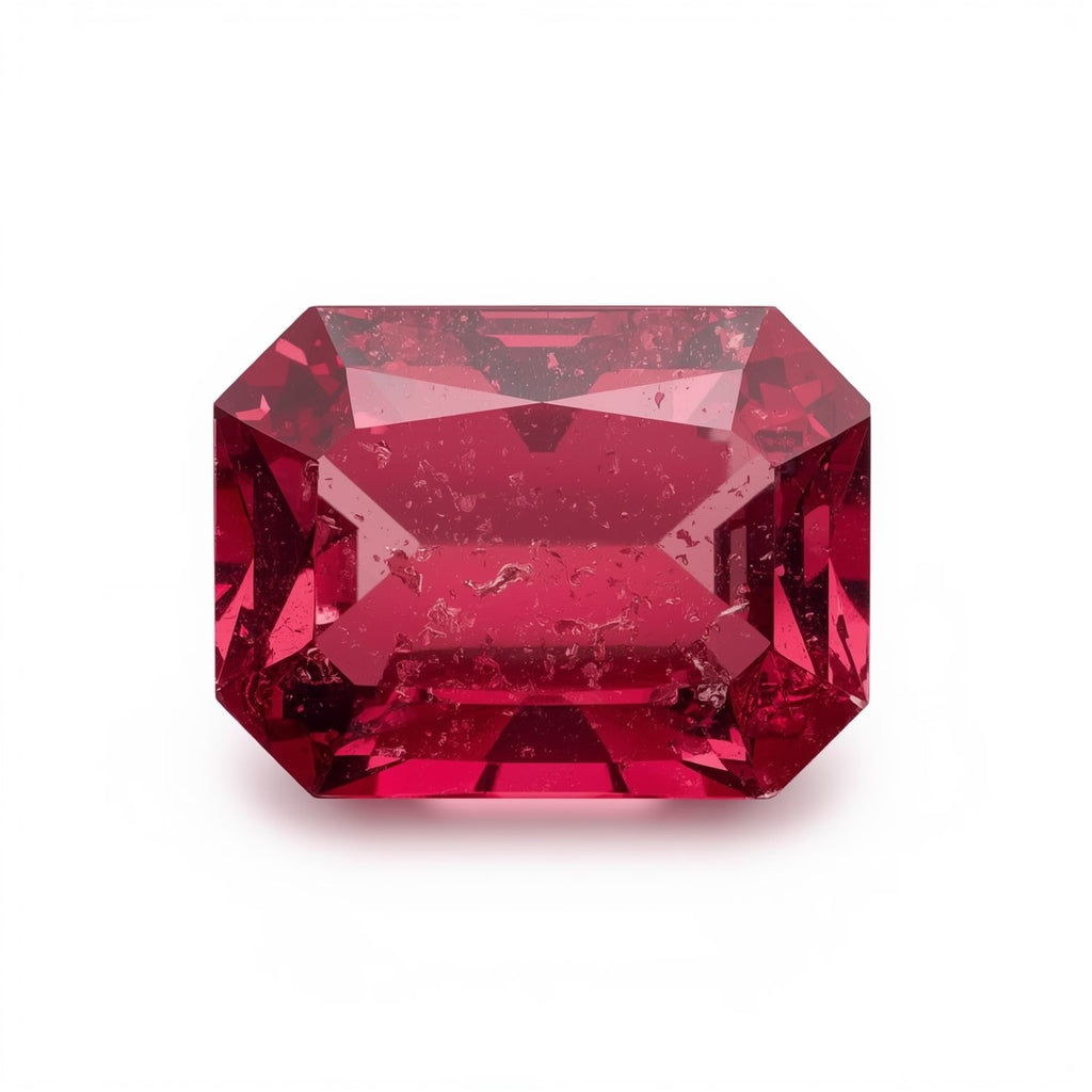 Ruby (GF) 1PC Chunky 12x16 MM Emerald Faceted Pink Superior Precious Loose Gemstone