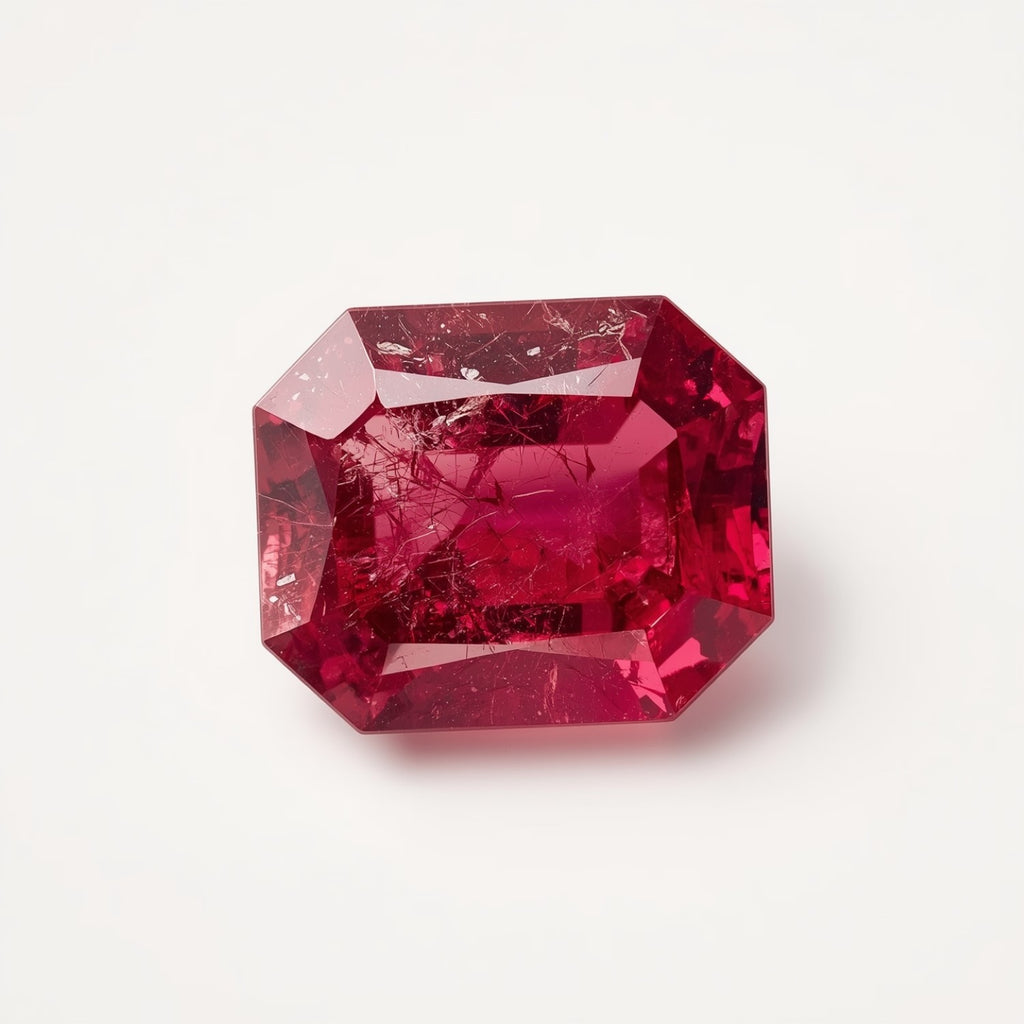 Ruby (GF) 1PC Chunky 13x18 MM Emerald Faceted Pink Pure Precious Loose Gemstones