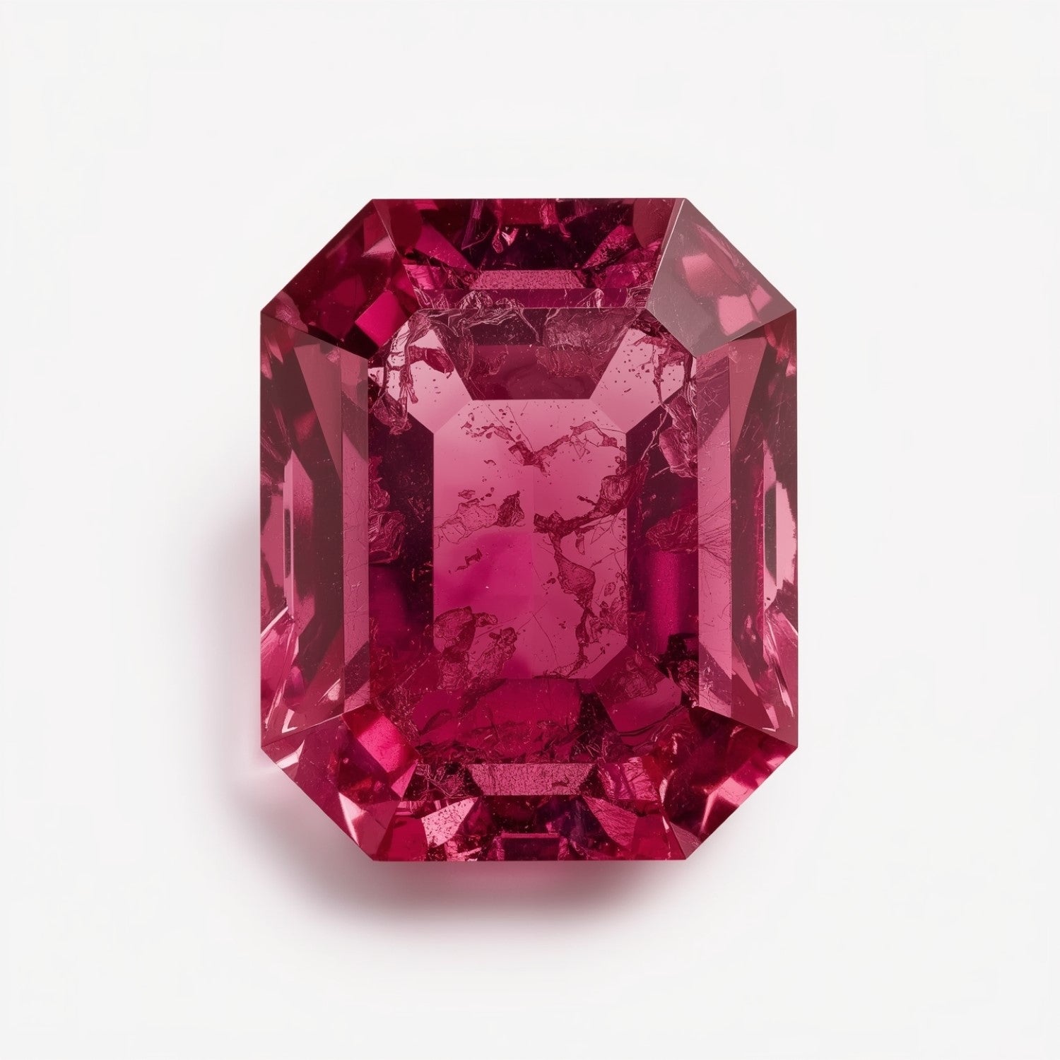 Ruby (GF) 1PC Chunky 15x20 MM Emerald Faceted Pink Fiery Precious Gems Второстепенное изображение товара